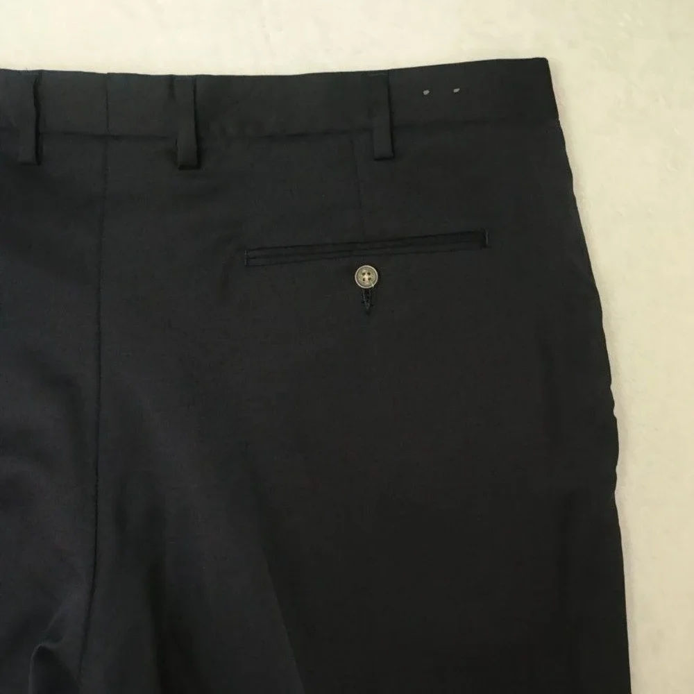 JCrew Pants Mens 38x32 Blue Ludlow Slim Dress Slacks Wool Stretch Suit Trousers